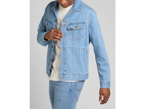 Lee Men's Blue Regular Long Sleeve Denim Rider Jacket | Lee In Lebanon