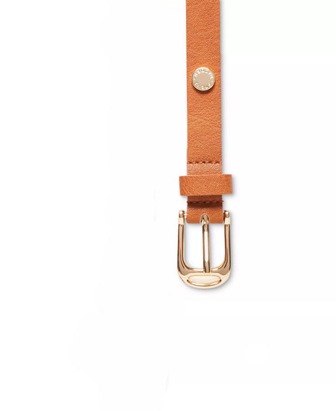 Steve Madden Women's Cognac Faux Leather Belt | Steve Madden In Lebanon
