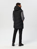 Sinsay Men Black Longline Hooded Padded Vest | Sinsay in Lebanon