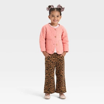 Cat & Jack Girl's Peach Quilted Gauze Jacket | Cat & Jack In Lebanon