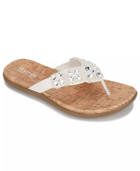 Kenneth Cole Reaction Women's White Glamathon Sandals | Kenneth Cole Reaction in Lebanon
