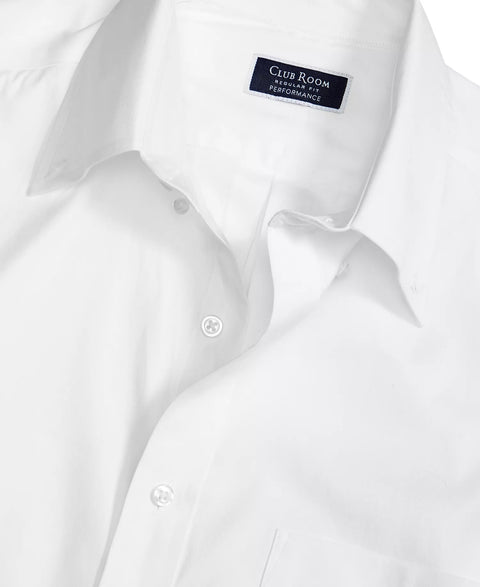 Club Room Men's White Regular Fit Pinpoint Dress Shirt |Club Room In Lebanon