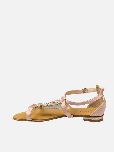 Alesya Women's Light Pink Sandal SI364 (shoes 41)