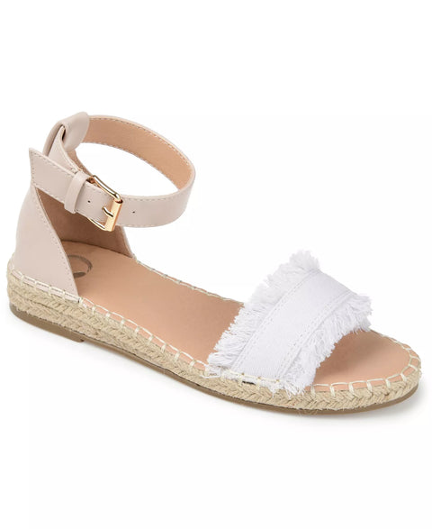 Journee Collection Women's White Tristeen Espadrille Sandals| Journee Collection in Lebanon