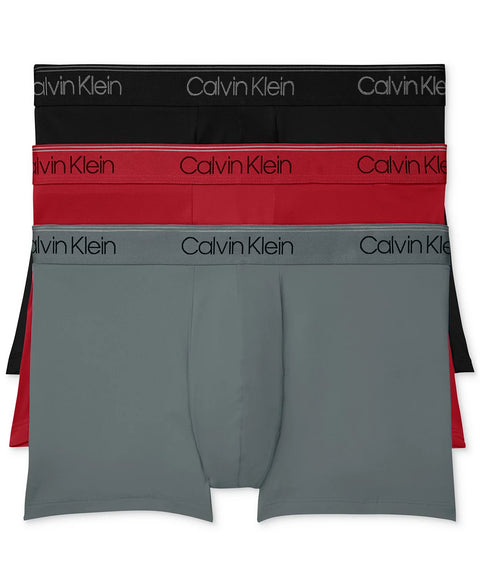 Calvin Klein Men's 3-Pack Microfiber Stretch Low-Rise Trunk Underwear | Calvin Klein In Lebanon