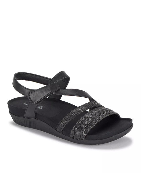 Baretraps Women's Black Jalen Asymmetrical Flat Sandals | Baretraps In Lebanon