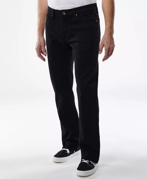 Lazer Men's Black Straight-Fit Jeans | Lazer In Lebanon