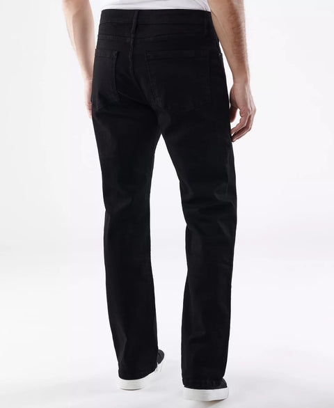 Lazer Men's Black Straight-Fit Jeans | Lazer In Lebanon