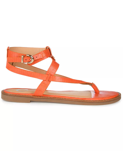 Journee Collection Women's Orange Tangie Ankle Strap  Sandals  | Journee Collection  in Lebanon