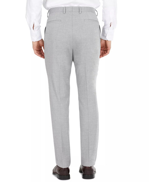 DKNY Men's Light Gray Modern-Fit  Stretch Dress Pants |  DKNY in Lebanon