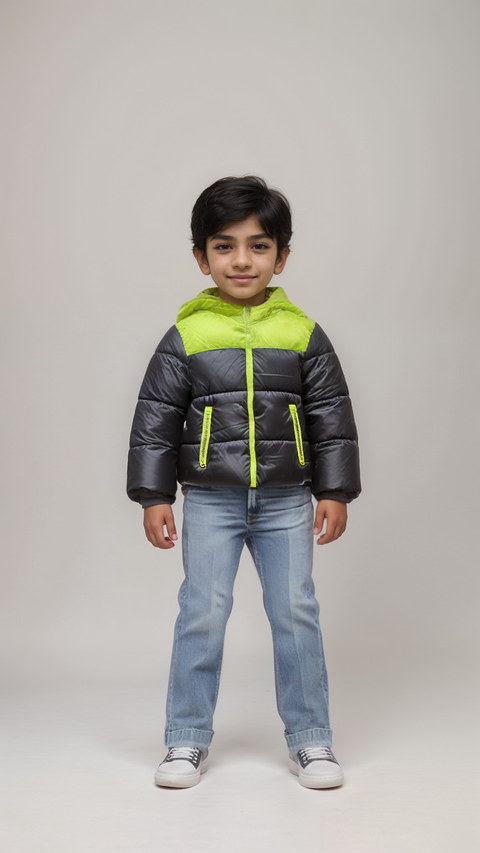 Terranova Boy's Multicolor Puffer Jacket | Terranova In Lebanon