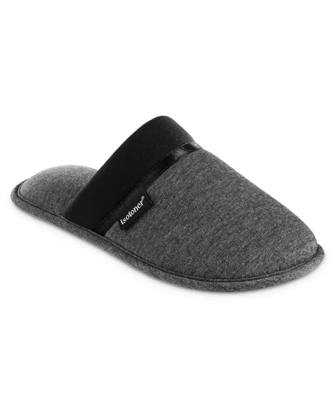 Isotoner Signature Women's Gray & Black Jersey Campbell Clog Slippers | Isotoner In Lebanon