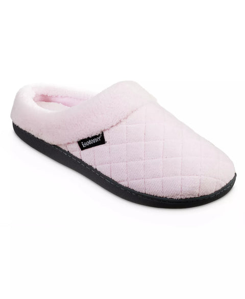 Isotoner Signature Women's Baby Pink Milly Hoodback Slippers | Isotoner In Lebanon