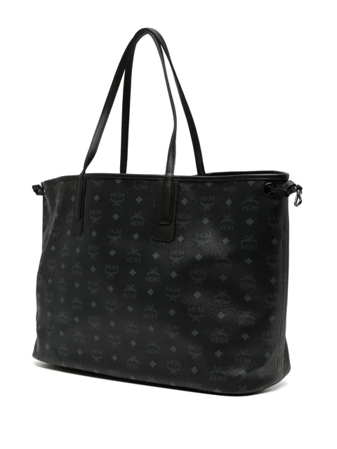 MCM Women's Black Graphic Printed Shoulder Bag | MCM In Lebanon