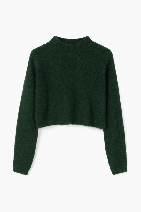 Hailys Women's Dark Green Long Sleeve Blouse |Hailys In Lebanon