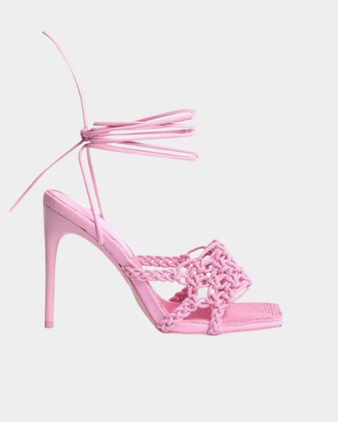 Public Desire Women's Pink Heels U673F SE111 SHR
