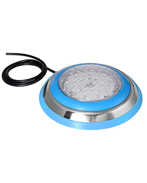 LED Underwater Swimming Pool Lights 47W RGB Color Changing 12V AC Wall Surface Mounted IP68 Stainless Steel with Remote Controller AM163