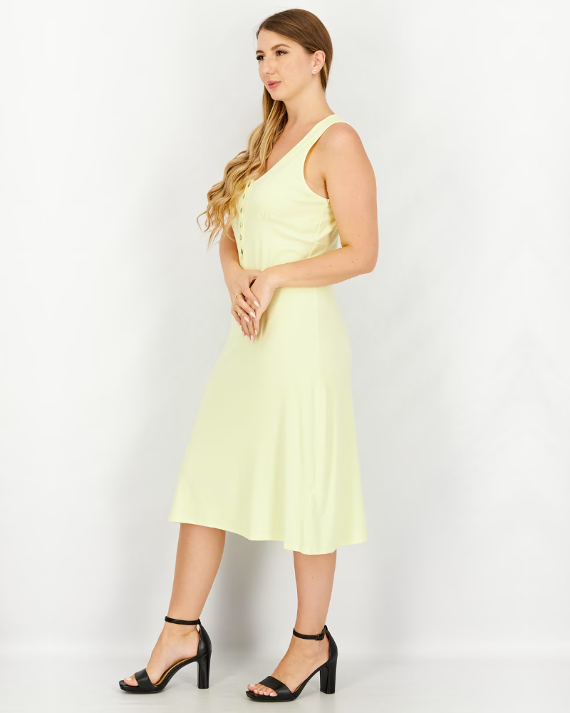 Fashion Union Women's Yellow Dress 0001PG05 FE194 s