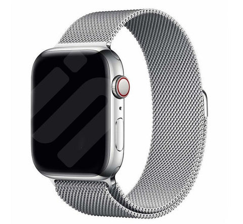 SD Unisex Silver Blake Stainless Steel Band for Apple Watch |SD In Lebanon