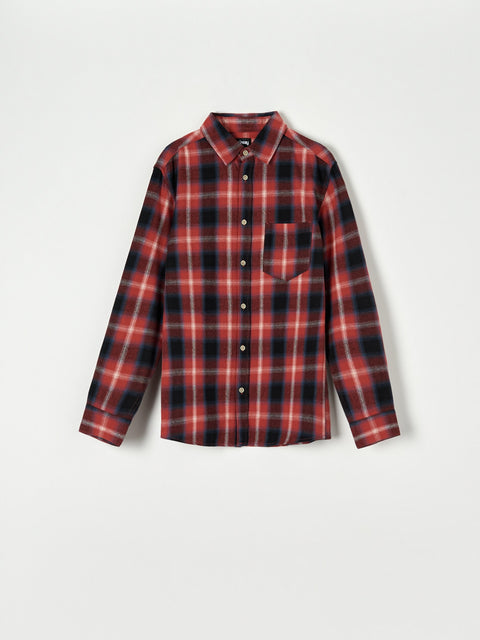 Sinsay Men's Red Regular Fit Shirt | Sinsay In Lebanon