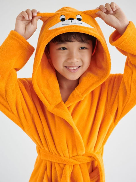 Sinsay Boy's Orange Bathrobe ANFK657