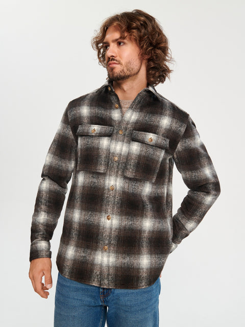 Sinsay Men's Black Comfort Fit Shirt | Sinsay In Lebanon