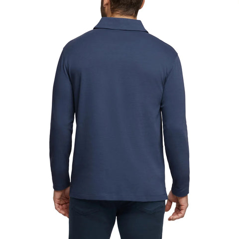 Banana Republic Men's Navy Polo Neck Blouse | Banana Republic In Lebanon