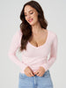 Sinsay Women's Light Pink Long-Sleeved Blouse | Sinsay In Lebanon