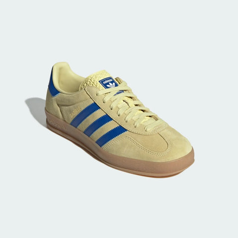 Adidas Men's Yellow & Blue Gazelle Indoor Sneakers | Adidas In Lebanon