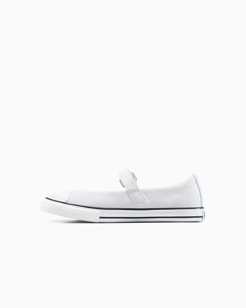 Converse Girl's White Chuck Taylor All Star Dainty Mary Jane Flat|Converse In Lebanon