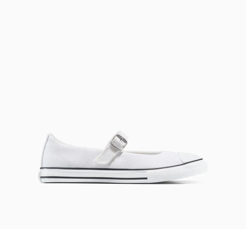 Converse Girl's White Chuck Taylor All Star Dainty Mary Jane Flat|Converse In Lebanon