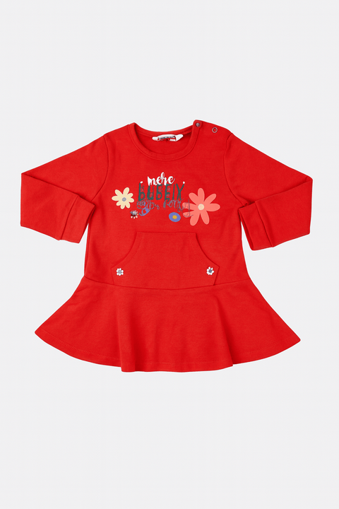 Boboli Baby Girl Red Dress | Boboli In Lebanon