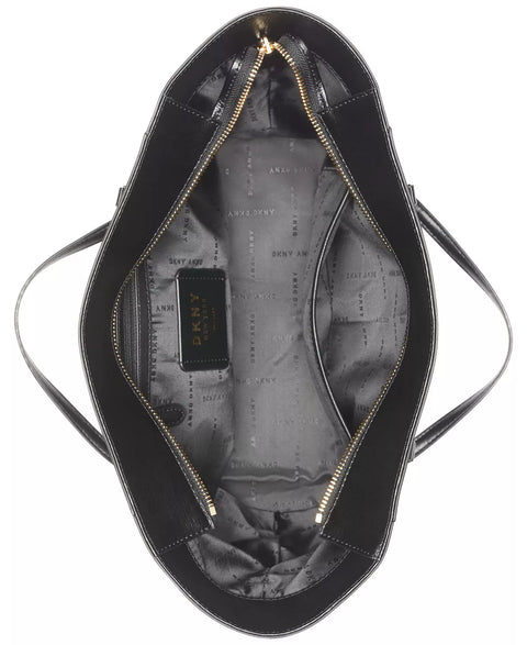 Dkny Women's Black  Bryant Medium Zippered Tote Bag |  Dkny In Lebanon