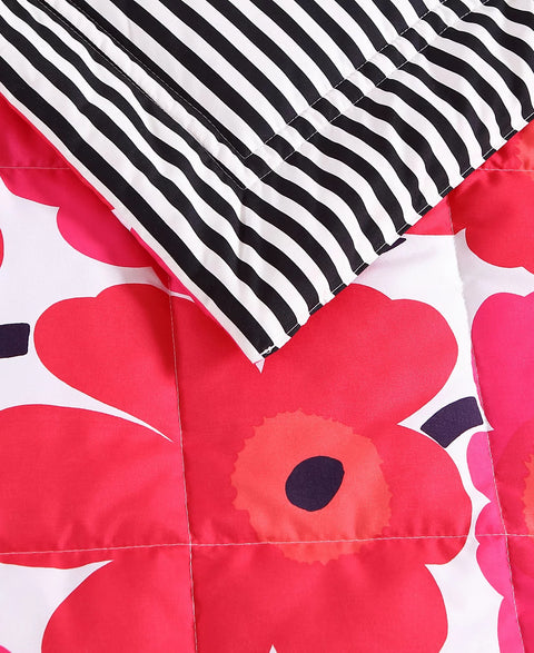 Marimekko Red Pieni Unikko Down Alternative Throw | Marimekko In Lebanon