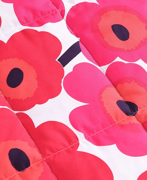 Marimekko Red Pieni Unikko Down Alternative Throw | Marimekko In Lebanon