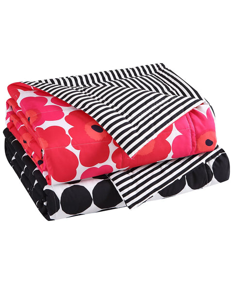 Marimekko Red Pieni Unikko Down Alternative Throw | Marimekko In Lebanon
