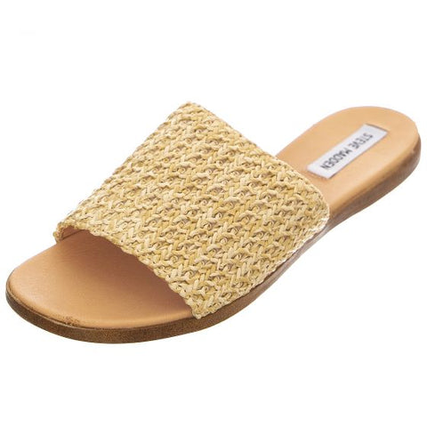 Steve Madden Women's Nat Raffia Oceana Slipper | Steve Madden In Lebanon