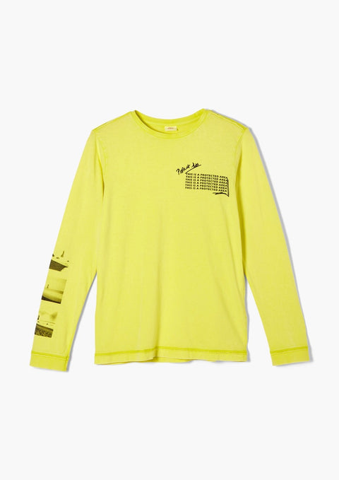 S.Oliver Boy's Neon Print Blouse |S.Oliver In Lebanon