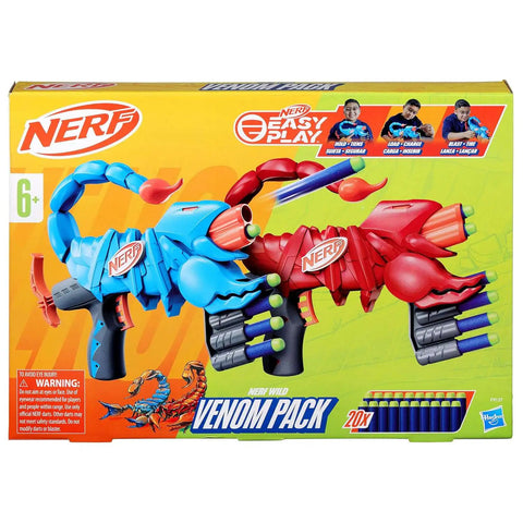Nerf Pro Easy Play Nerf Wild Venom Pack Blaster 2-Pack | Nerf In Lebanon