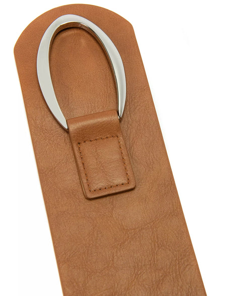 INC International Concepts Women's Brown Interlocking-Hook Stretch Belt | INC International Concepts In Lebanon