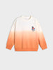 Sinsay Boy's Sweatshirt Light Orange-White AYA