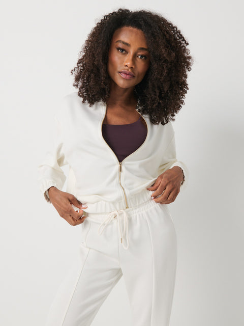 Sinsay Women's White Daily Mixed Fabric Sweatpant|Sinsay In Lebanon