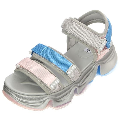 Steve Madden Women's Blue & Gray Chakra Sandals | Steve Madden In Lebanon
