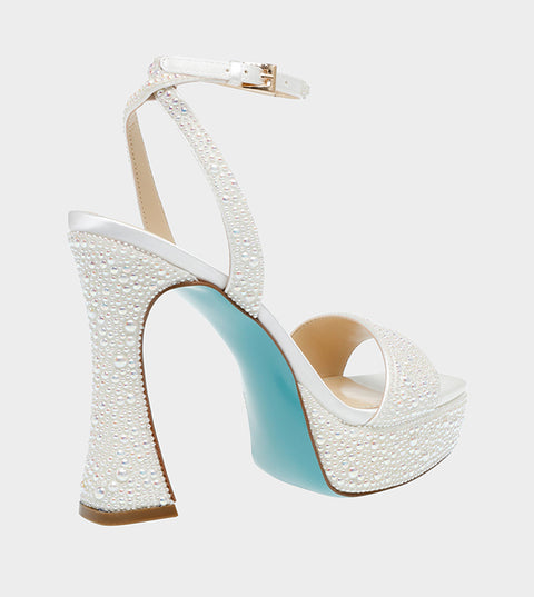 Betsey Johnson Women's Pearl SB-BETH Embellished Platform Sandals | Betsey Johnson In Lebanon