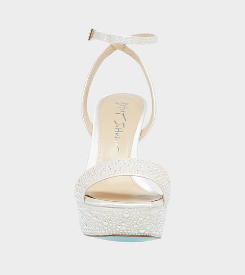 Betsey Johnson Women's Pearl SB-BETH Embellished Platform Sandals | Betsey Johnson In Lebanon