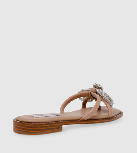 Steve Madden Women's Tan Stylet Open Toe Flat Sandals | Steve Madden In Lebanon