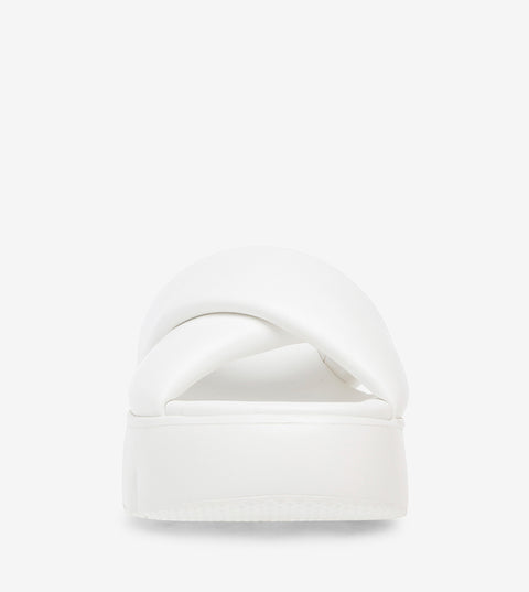 Steve Madden Women's White Broadcast Platform Sandals | Steve Madden In Lebanon