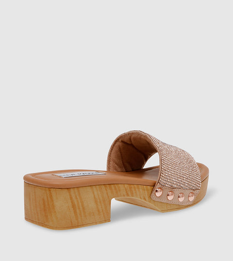 Steve Madden Women's Rose Gold Adaze Slipper | Steve Madden In Lebanon