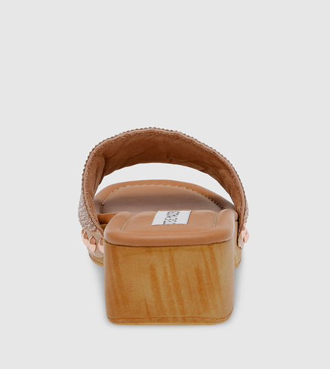 Steve Madden Women's Rose Gold Adaze Slipper | Steve Madden In Lebanon