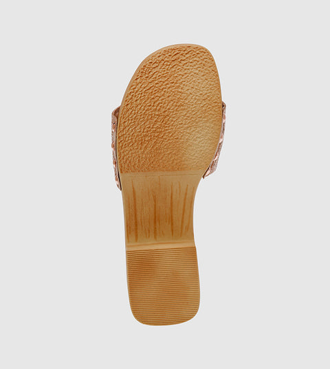 Steve Madden Women's Rose Gold Adaze Slipper | Steve Madden In Lebanon
